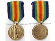 Britain WWI Victory Interallied Medal Gunner RA Royal Artillery KIA Ypres Passchendaele 1917