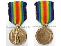Britain WWI Victory Interallied Medal Gunner RA Royal Artillery KIA Ypres Passchendaele 1917