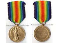Britain WWI Victory Medal Gunner RA Royal Artillery KIA Ypres Passchendaele 1917