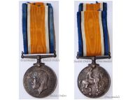 Britain WWI British War Medal 1914 1918 Welsh Regiment (Royal Welch Fusiliers)