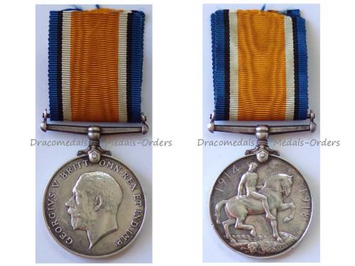 Britain WWI British War Medal 1914 1918 Machine Gun Corps MGC