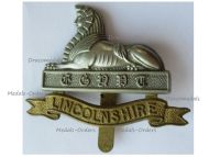 Britain WWI Lincolnshire Regiment Cap Badge Egypt