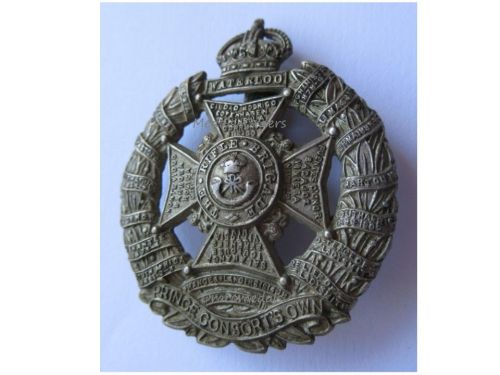 Britain WWI The Rifle Brigade (Prince Consort's Own) Cap Badge