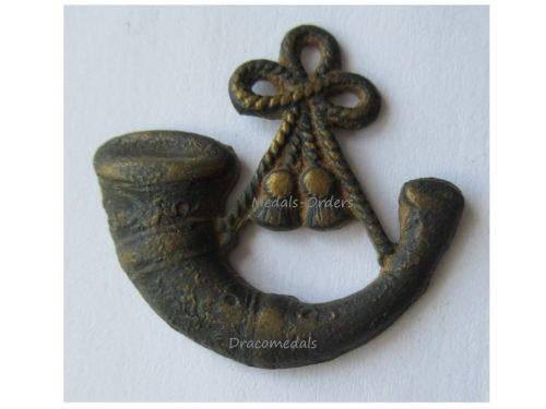 Great Britain WWI Oxfordshire & Buckinghamshire Light Infantry Regiment Collar Badge