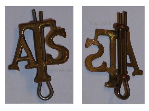 Great Britain WW2 Auxiliary Territorial Service ATS shoulder badge WWII 1939 1945 British Royal Army Insignia