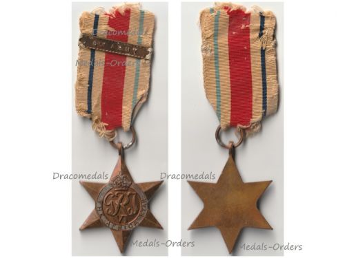 Britain WWII Africa Star with 8th Army Clasp