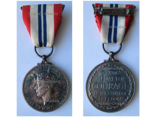 Britain WWII King's Medal for Courage in the Cause of Freedom 1939 1945