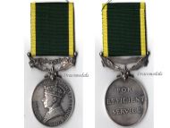 Britain WWII Efficiency Medal with Clasp Territorial King George VI 1st Type 1937 1948 to Sergeant NCO Royal Army Service Corps RASC