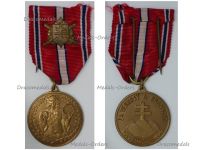 Czechoslovakia WWII Loyal Defense Medal for the Slovakian Volunteers on the 20th Anniversary of Independence 1918 1938
