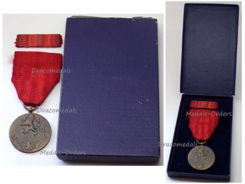 Czechoslovakia CSR Medal for Service to the Homeland 1955 1960 with Ribbon Bar Boxed