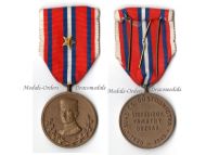 Czechoslovakia WWII General Stefanik Medal 3rd Class of the Union of Czechoslovak Officers 1920 1945