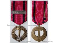 Czechoslovakia WWII Czechoslovak Army Abroad Medal 1939 1945 with Clasp Strednivychod (Middle East)