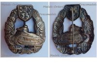 Czechoslovakia WWII Tank Qualification Badge 1936 1939