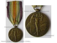 Czechoslovakia WWI Victory Interallied Medal Signed by O. Spaniel Laslo Official Type 2
