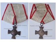 Denmark WWI DFB Veteran Association Cross for 25 Years Meritorious Membership Silver 830