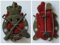 Denmark WWII Cap Badge Zealand Engineer Regiment