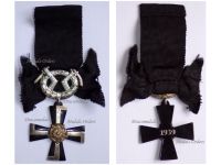 Finland WWII Order of the Cross of Liberty Mourning Cross with Swords 1939 for the Winter War 