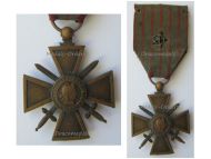 France WWI War Cross 1914 1915 with 1 Citation Silver Star