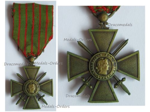 France WWI War Cross 1914 1916