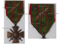 France WWI War Cross 1914 1916 with 4 Citations Palms 3 Stars (1 Silver 2 Bronze)