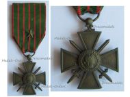 France WWI War Cross 1914 1916 with 1 Citation Bronze Star