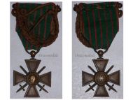 France WWI War Cross 1914 1916 with Citation Star (Bronze) Fourragere & Officer's Bar