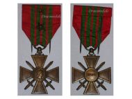 France WWII War Cross 1939 with 2 Citations (2 Bronze Stars)
