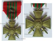 France WWII War Cross 1939 1940 with 1 Citation Bronze Star