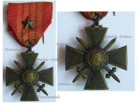 France WWII War Cross 1939 1940 with 1 Citation Bronze Star London Type