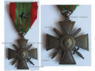 France WWII War Cross 1939 1940 with 1 Citation Silver Star London Type