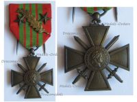 France WWII War Cross 1939 with 3 Citations (Palm, 2 Bronze Stars)