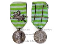 France 2nd Madagascar Campaign Medal with Clasp 1895 by Roly 1st Type