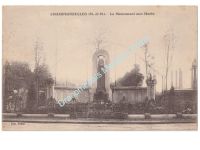 France WWI Postcard, Champigneulles, Le Monument aux Morts (The War Memorial) 