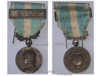 France WWI Colonial Medal with Clasp Maroc Intermediate Type by Lemaire