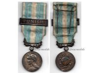 France WWI Colonial Medal 1st Type 1893 1913 Bifacial with Snap Model Clasp Tunisia by Mercier & Lemaire