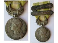 France Morocco Campaign Medal 1908 with Clasps Casablanca & Maroc by Lemaire