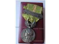 France Morocco Campaign Medal 1908 with Clasp Oudjda by Lemaire Boxed