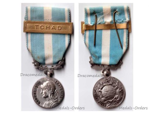 France Overseas Medal with Bar Chad