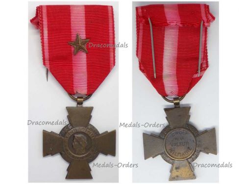 France Cross of Military Valor with Star Citation