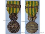 France Indochina War Medal 1945 1953 with Bar Indochine Locally Made Type