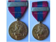 France National Defense Medal 1982 Bronze Class with Bar Troupes Aeroportees