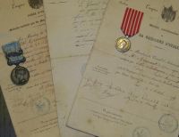 France Set of Medals & Diplomas of an Infantry Captain (British Crimea Medal with Bar Sebastopol, French Italian Campaign Medal 1860)