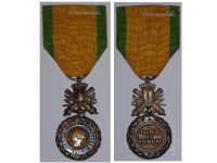 France Military Medal Valor & Discipline 1870 Bifacial 4th Type 1873 1878