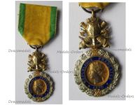 France WWI Military Medal Valor & Discipline 1870 7th type 1910 1951 by Paris Mint
