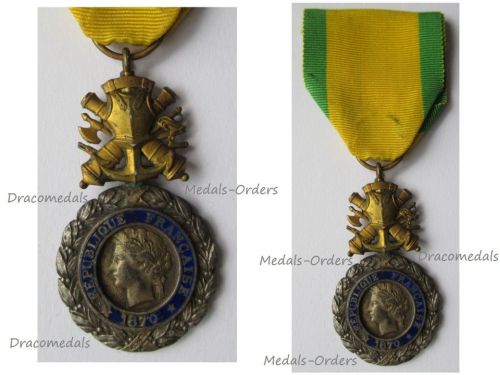 France WWI Military Medal Valor & Discipline 1870 7th Type 1910 1951 by Paris Mint