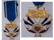 France WW1 Association Railway Christians Railroad Medal French Civil Decoration 1919