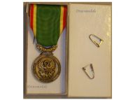 France: Medal of the Society for the Encouragement of Devotion to Service Bronze Class Boxed