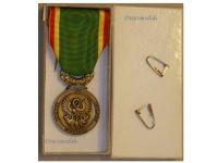 France: Medal of the Society for the Encouragement of Devotion to Service Bronze Class Boxed