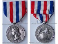 France Honor Medal of Railroads Silver Class 3rd Type Attributed to Female 1970 by the Paris Mint