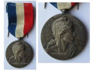France WWI Merchant Navy Medal 1st Type in Silver by the Paris Mint Named to M. Baumard 1918